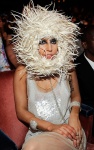 The “bird nest” headpiece, worn at last year’s MTV Video Music Awards.